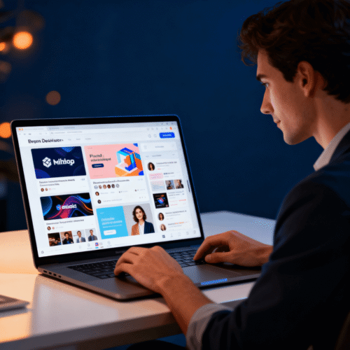 Dizainerio portfolio peržiūra ir pasiruošimas darbui su klientais